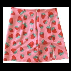 Pink Strawberry Skirt